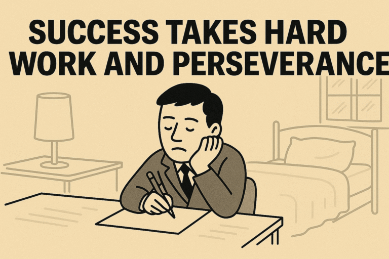 Don’t Believe in Luck, Believe in Hard Work”