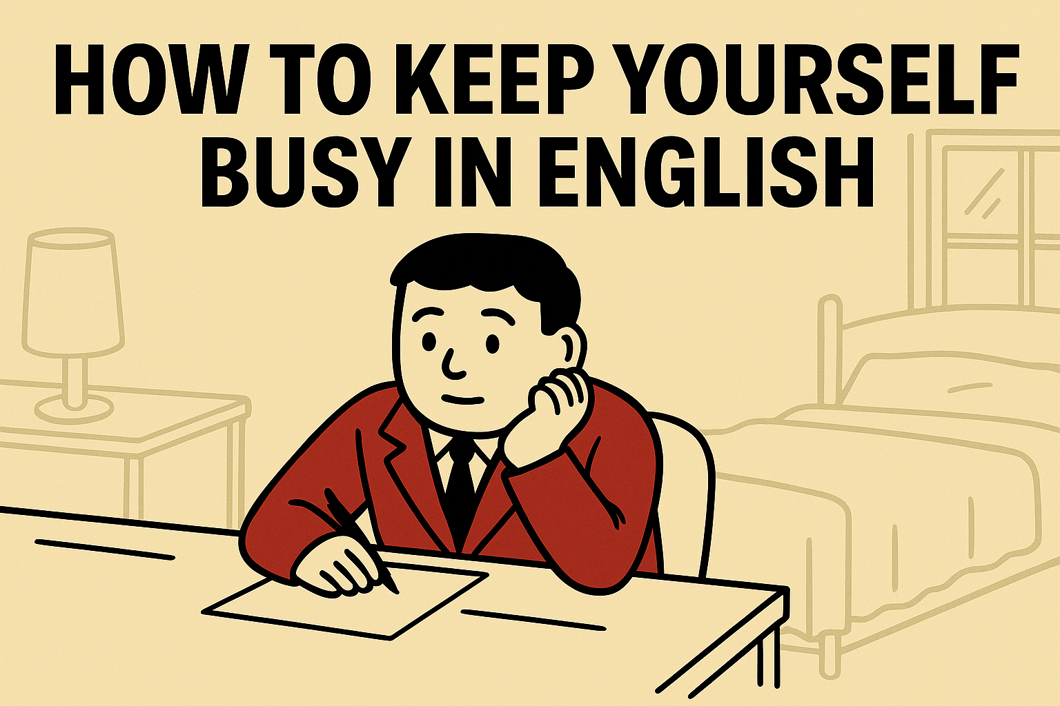 How to keep Yourself busy in English